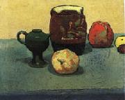 Emile Bernard Earthenware Pot and Apples Spain oil painting artist